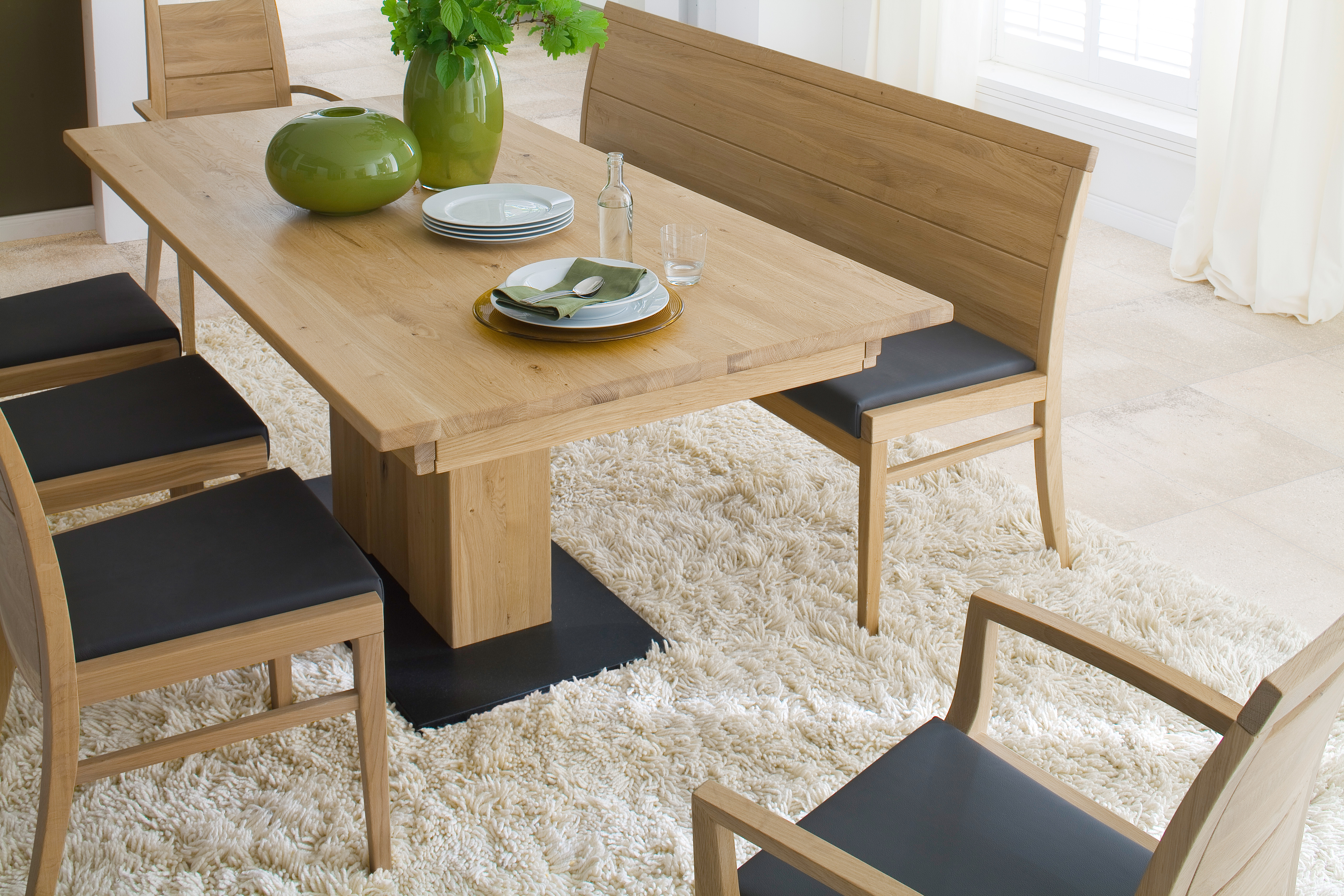 Säulenesstisch "Casera"