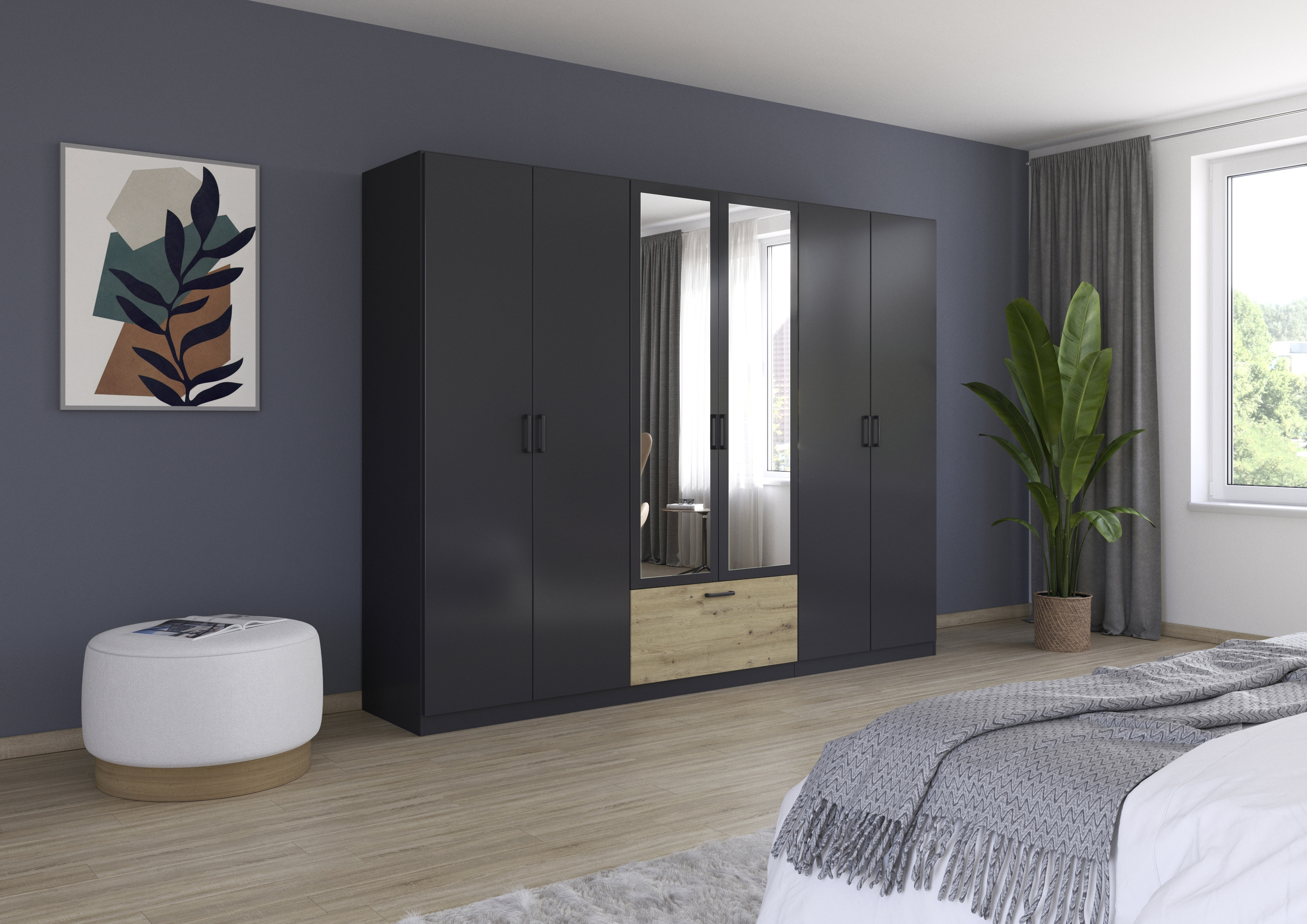 Drehtürenschrank "Binesca"