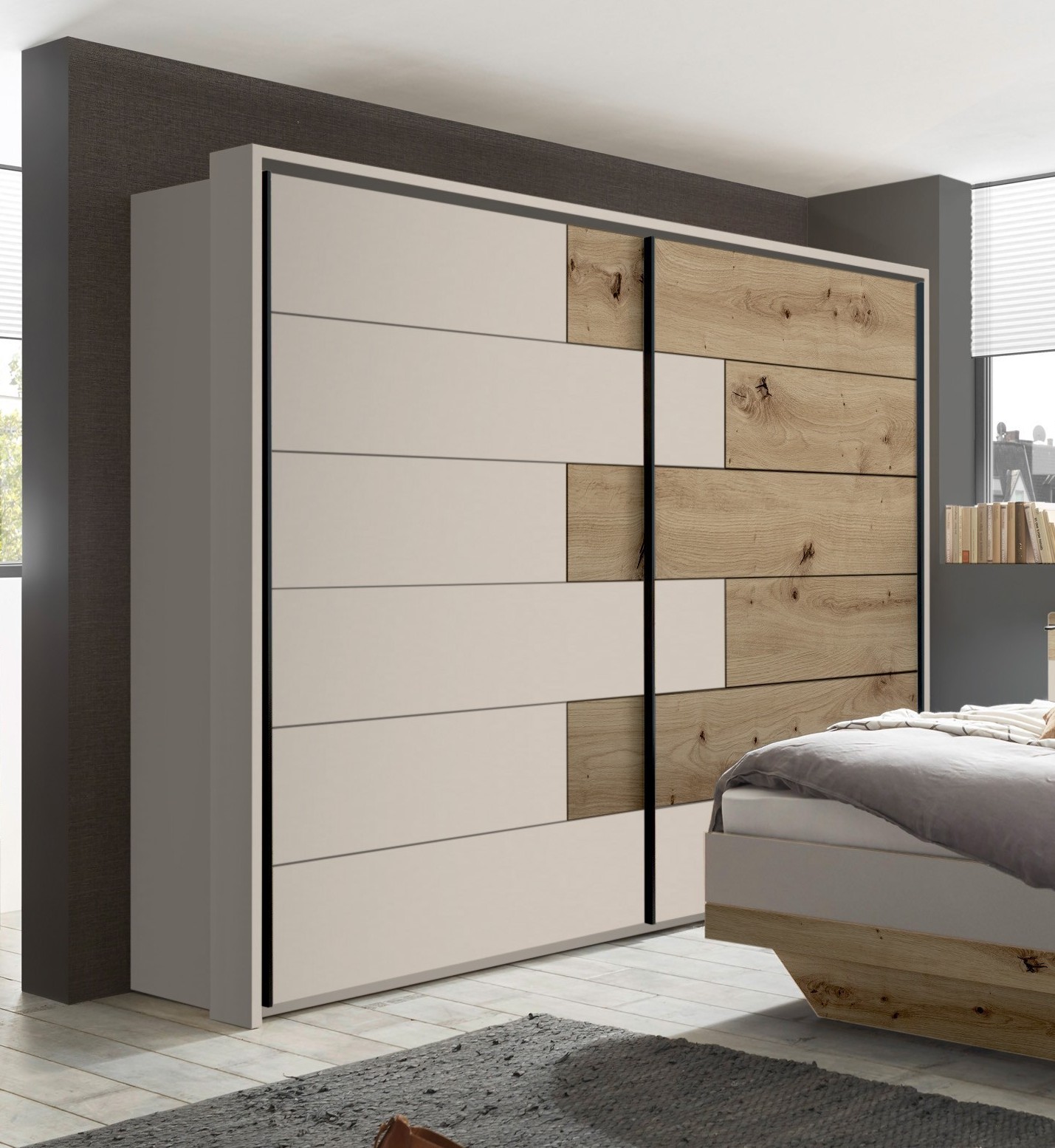 Schwebetürenschrank "Lennox"